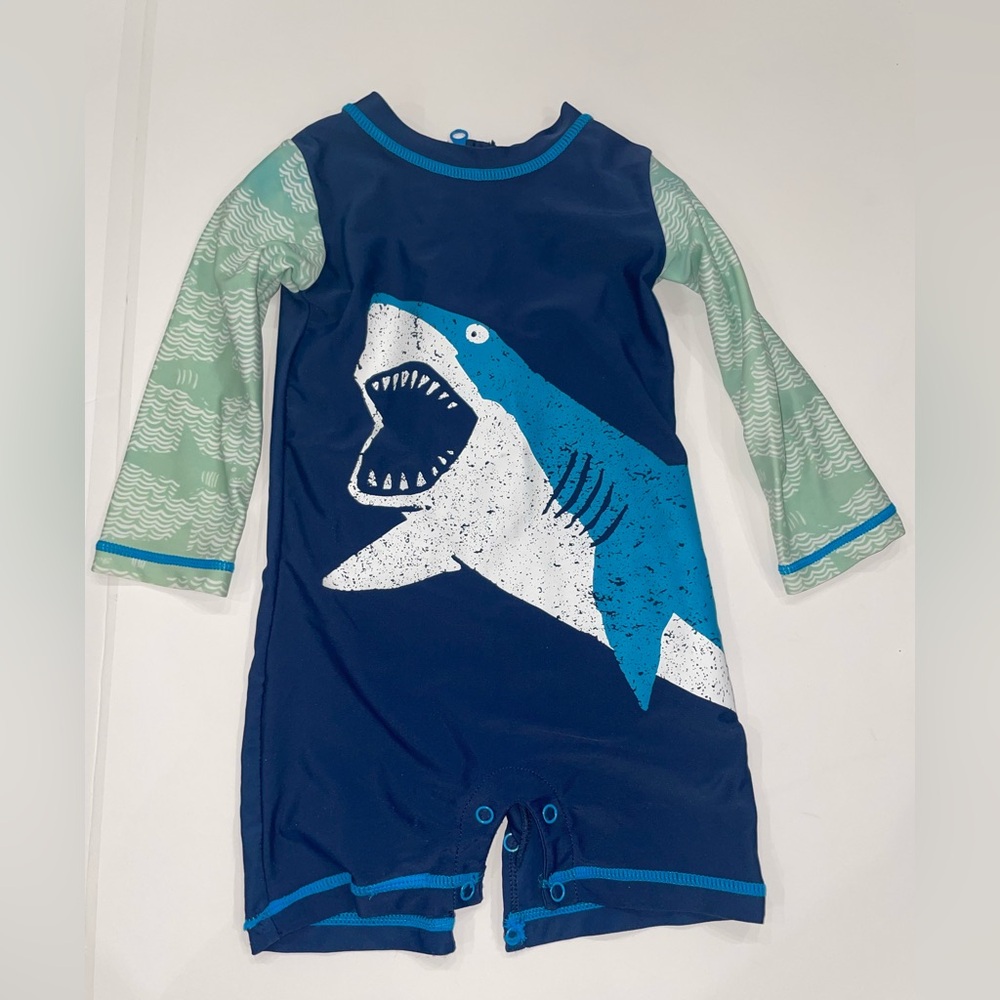 HATLEY - Baby shark rashguard size 9-12m